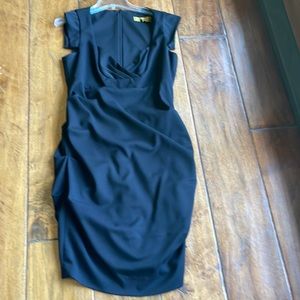 Designer black dress